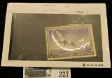 1950 Federal Migratory Waterfowl Stamp, RW 17, no gum, Mint, unused.