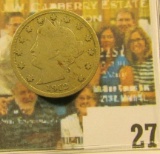 1912 D Liberty Nickel, Fine.