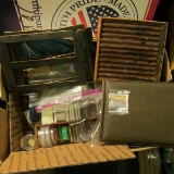 Large Box of Old Coin Supplies.