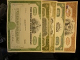 (5) Different Stock Certificates: 