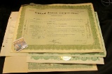 Unissued Stock Certificate No. 20 
