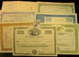 Selection of memorabilia including Stock Certificates from 