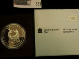 1988 Royal Canadian Mint Proof-like Silver Dollar.
