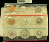 1964 P & D U.S. Mint Set, Original as issued in envelope and cellophane.