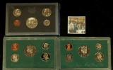 1970 S U.S. Silver Proof Set, 1994 S & 96 S U.S. Proof Sets, all original as issued.