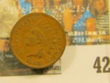 1868 Indian Head Cent, Fine.