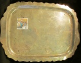Part of the Estate of the John Morrell Family, of John Morrell Meat's fame. This serving plate is li