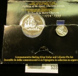 1999 Royal Canadian Mint (RCM) Commemorative silver set, dollar and Collector Pin Set.
