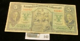 Jan. 2, 1935 Banque Canadienne National, $5 note.