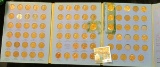 1941-73 Nearly Complete Set of U.S. Lincoln Cents in a Whitman folder.