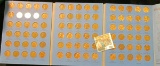 1941-76 Nearly Complete Set of U.S. Lincoln Cents in a Whitman folder.