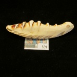 Inupiak Ivory Carving of a Sea Creature. Over 5