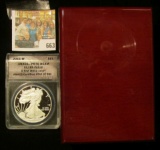 2011-W PROOF AMERICAN SILVER EAGLE GRADED PROOF 70 BY ANACS.  IT IS NUMBER 543 OF 982