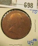 ROE'S MACCLESFIELD COPPER WORKS HALFPENNY 1790 BRITISH CONDOR TOKEN