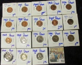 PROOF LINCOLN MEMORIAL CENTS & JEFFERSON NICKELS