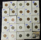 WHEAT CENT LOT INCLUDES EARLY DATES