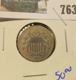 1869 SHIELD NICKEL