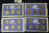 1999-2002 PROOF STATE QUARTER SETS.  THERE ARE A TOTAL OF 20 PROOF STATE QUARTERS