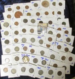 HODGEPODGE LOT INCLUDES PROOF SACAGAWEA DOLLAR, INDIAN HEAD CENTS, BUFFALO NICKELS, V NICKELS, COPPE
