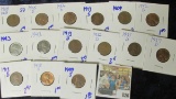 WHEAT CENT LOT INCLUDES 1909-VDB, 1913-S, & MORE