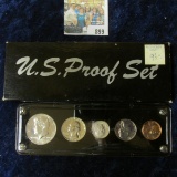 1964 PROOF SET IN A PLASTIC SCREW DOWN HOLDER