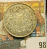 1939 Canada Half Dollar, VF.