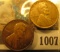 1007 _ Pair of 1930 P Lincoln Cents, both Brown Almost Uncirculated.