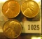 1025 _ 1927 D Cent, VF; & a pair of 1929 P Cents, mostly Red Almost Uncirculated.