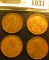 1031 _ 1922 D VF, (2) 23 P EF, & 25 P Brown Unc Lincoln Cents.