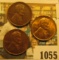 1055 _ 1913D VF, 40 S Unc, & 1941 P Unc Lincoln Cents.