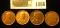 1066 _ 1936 S, 38P, S, & 39 D Uncirculated Lincoln Cents.
