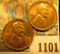 1101 _ Pair of 1935 S Lincoln Cents, Brilliant Red Uncirculated.