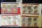 1212 _ 1987, 88, 89, & 90 U.S. Mint sets. All original as issued. (total face value $7.28) Red Book