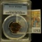 1253 _ 1956 P Lincoln Cent, PCGS slabbed MS65RD.