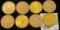 1441 _ (8) 1818-1968 Illinois Sesquicentennial Bronze Medals, 39mm, BU.