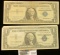 1557 _ Series 1957 & Series 1957B Star Replacement One Dollar Silver Certificates.
