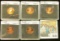 1644 _ 1998 S, 99 S, 2000 S, 2001 S, & 2002 S  Proof Lincoln Cents in special holders.