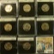 1656 _ 1949S, 51S, 52P, D, S, 53P, D, & 54PJefferson Nickels. All Gem BU and stored in special holde
