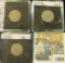 1668 _ 1867 Without Rays, 1868, & 1882 U.S. Shield Nickels. All in special holders.