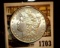 1703 _ 1898 P U.S. Silver Morgan Dollar, Choice BU 63.
