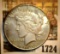 1724 _ 1935 P U.S. Silver Peace Dollar, AU.