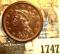 1747 _ 1845 U.S. Large Cent. Originally purchased from Sleepy Hollow Coins as MS63 RB.