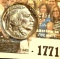 1771 _ 1938 D Buffalo Nickel, Gem BU.