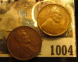1004 _ Pair of 1931 P Lincoln Cents, both Brown Almost Uncirculated.