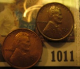 1011 _ Pair of 1930 D Lincoln Cents, one is Brown Unc & the other Red Unc.