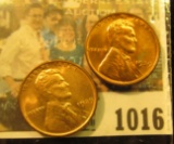 1016 _ Pair of 1929 D Lincoln Cents, both Brilliant Red Uncirculated.