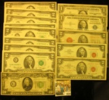 1028 _ (8) Two Dollar Series 1976 Federal Reserve Notes, all grading EF to Crisp Uncirculated; Pair