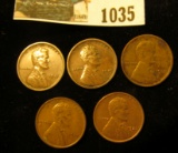 1035 _ (2) 1919 S EF, (2) 20 P AU, & 20 S VF Lincoln Cents.