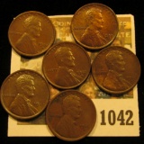 1042 _ (2) 1916 D EF, (2) 17 P Brown Unc, & (2) 17 D EF Lincoln Cents.