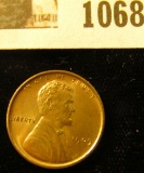 1068 _ 1909 P VDB Lincoln Cent, Red-Brown Uncirculated.